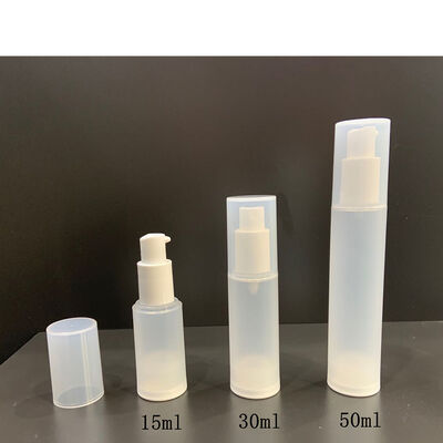 Bouteille de pompe sans air personnalisée vide cosmétique plastique Nouveau design
