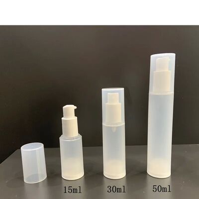Bouteille de pompe sans air personnalisée vide cosmétique plastique Nouveau design