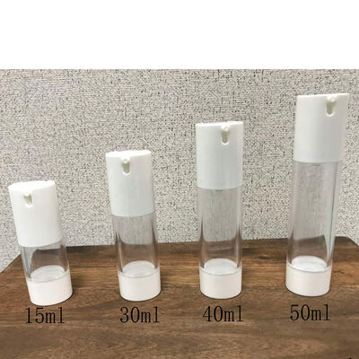 15 ml 30 ml 40 ml 50 ml Bouteille cosmétique sans air Crème pour le corps Bouteille de pompe étanche à l' air