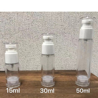 15 ml vide 30 ml 50 ml 1 oz bouteille de pompe acrylique sans air rose