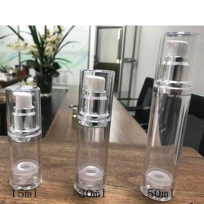 5 ml 10 ml 15 ml blanc rose bleu noir pompe à Lotion sans air PP bouteille sans air cosmétique voyage bouteille sans air de luxe