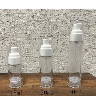 5 ml 10 ml 15 ml blanc rose bleu noir pompe à Lotion sans air PP bouteille sans air cosmétique voyage bouteille sans air de luxe