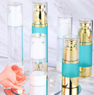 Bouteilles de pompe sans air de 15 ml et 30 ml vides pour les lotions de soins de la peau avec pulvérisateur de pompe