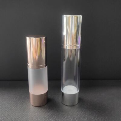 Bouteille en verre de pompe à lotion sans air 30 ml 50 ml Bouteille de pompe à air sans air 30 ml