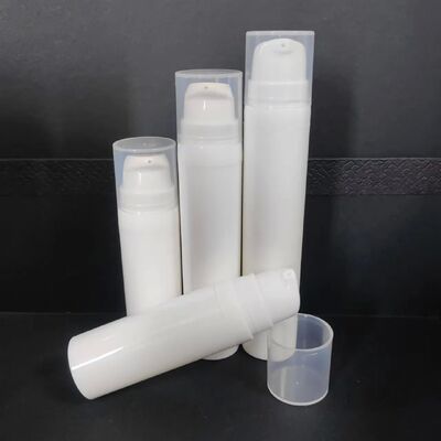 Emballage cosmétique bouteille de pompe sans air 30 ml bouteille en plastique blanche pompe de lotion bouteille PP
