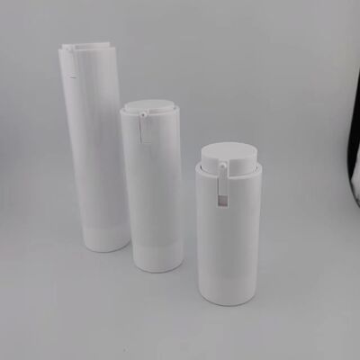 Emballage cosmétique bouteille de pompe sans air 30 ml bouteille en plastique blanche pompe de lotion bouteille PP