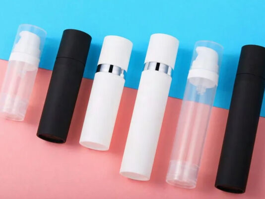 Plastique PP vide cosmétique pompe sans air lotion de sérum bouteille K26-4 10ml 15ml 20ml 30ml