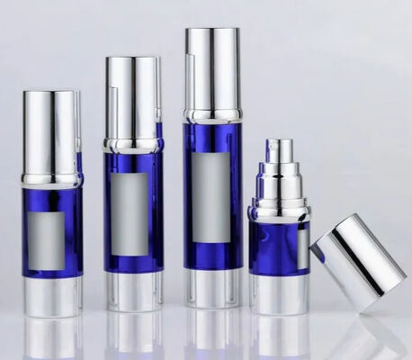 Bouteille sans air d'emballage cosmétique en plastique personnalisé par couleur pour les soins de la peau K33