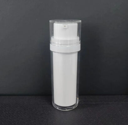 Bouteille de pompe cosmétique sans air rechargeable à eau mousseuse de luxe pour les soins de la peau