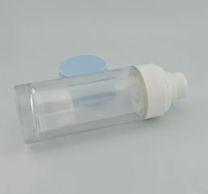 Bouteille de pompe à lotion en verre sans air Dispensateur de sérum 15 ml 30 ml 50 ml