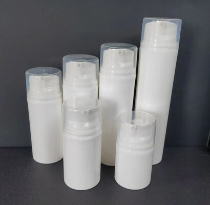 Bouteille en verre rond avec pompe à lotion Spray Crème Bouteille cosmétique en verre avec pompe
