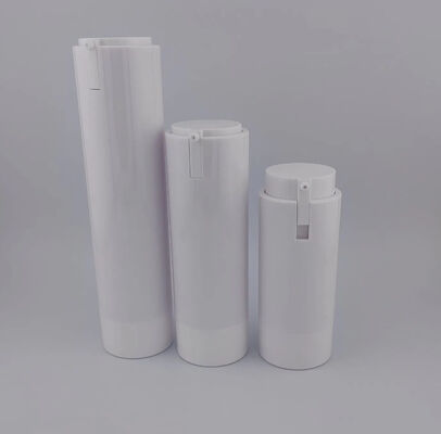 Bouteille de pompe à air blanc portable et commodité de voyage pour les soins du visage