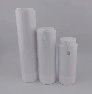 Bouteille de pompe à air blanc portable et commodité de voyage pour les soins du visage