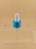 Gouttelier en caoutchouc pour soins de la peau à base d'huile d'essence avec tube en verre réglable