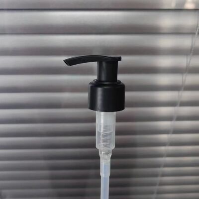 Livraison rapide pompe à lotion noire mat pompe à lotion cosmétique avec logo personnalisé