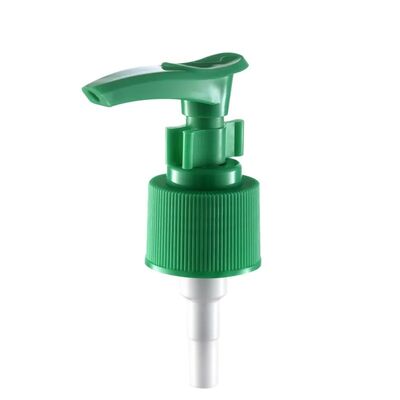 24/410 Pompe à lotion en PP vert personnalisée avec verrouillage à pinceau pour savon liquide