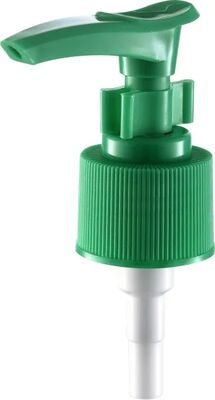 24/410 Pompe à lotion en PP vert personnalisée avec verrouillage à pinceau pour savon liquide