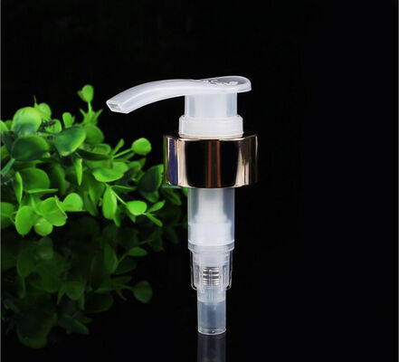 Emballage cosmétique Pompes à pulvérisation en aluminium plastique or Pompes à lotion