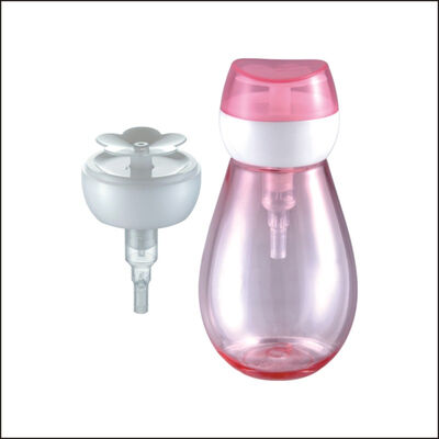 Pompes à ongles en plastique à fleurs Bouteille d'eau Pet 150 ml