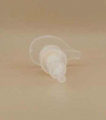 Pompe à lotion transparente à verrouillage gauche-droite pour les soins de la peau