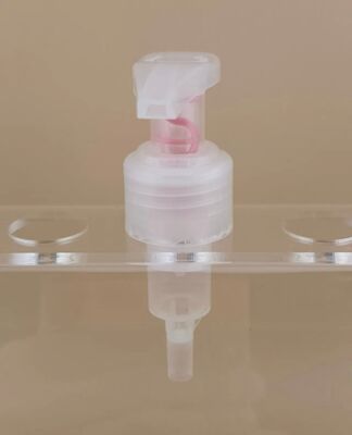 Pompes de lotion gauche-droite claires pour la crème