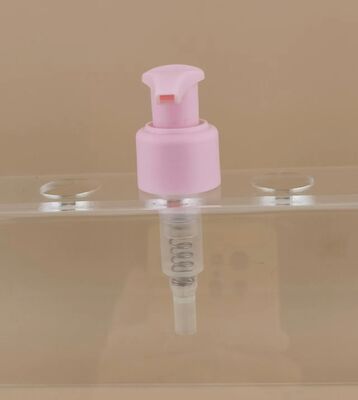 Pompe à lotion rose à verrouillage gauche-droite pour cosmétiques pour filles