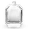 Bouteille en verre de parfum 100 ml Bouteille en verre carré Bouteille transparente avec pulvérisateur