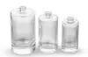 Bouteille de parfums en verre de 30 ml et de 50 ml, éclairée, ronde, à l' épaule, pulvérisée, bouteilles de parfums en verre
