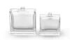 Bouteille de verre de parfum cosmétique de luxe vide de 100 ml avec pulvérisateur de pompe