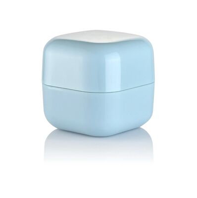 30g en gros de produits cosmétiques pour la peau en PP, pot en plastique carré pour crème