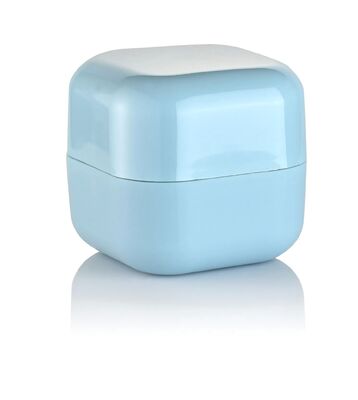 30g en gros de produits cosmétiques pour la peau en PP, pot en plastique carré pour crème