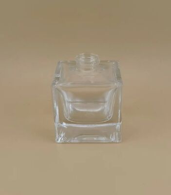 Bouteille en verre transparent douce et lisse pour parfum automobile