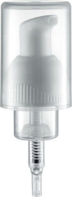 Pompes à mousse en plastique en PP de 28 mm, shampooing à mousse, lotion de lavage des mains, pompe à mousse K501