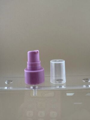 Pompes de traitement de lotion avec demi-touffe emballage cosmétique violet 20/410 pompe à crème