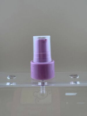 Pompes de traitement de lotion avec demi-touffe emballage cosmétique violet 20/410 pompe à crème