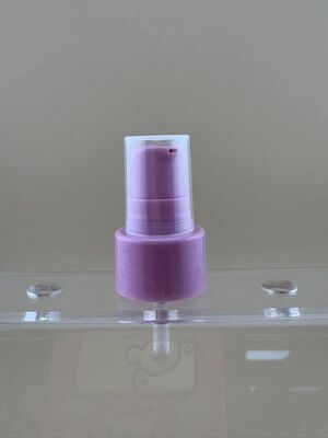 Pompes de traitement de lotion avec demi-touffe emballage cosmétique violet 20/410 pompe à crème