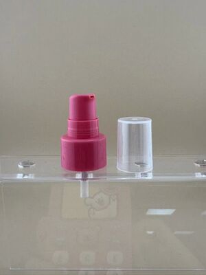 Pompe de traitement de crème de lotion rose cosmétique 20/410 pour soins de la peau