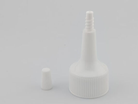 Couvercle du distributeur de bouteilles 24 mm, fermeture à vis à ruban blanc