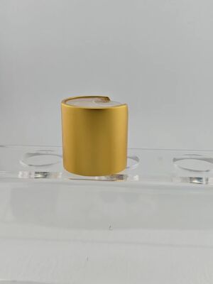 Bouchon supérieur de disque mat en plastique PP, capuchon de fermeture supérieur pour bouteille en plastique