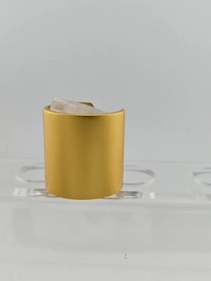 Bouchon supérieur de disque mat en plastique PP, capuchon de fermeture supérieur pour bouteille en plastique