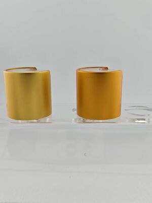 Bouchon supérieur de disque mat en plastique PP, capuchon de fermeture supérieur pour bouteille en plastique