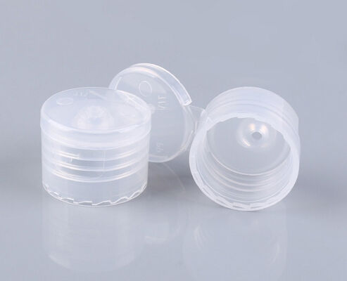 Couvercle de bouteille à surface lisse 24 28 mm Bouteille de shampooing à pression en plastique