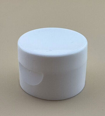Bouchon de bouteille cosmétique blanc 28 mm Bouchon de bouteille en plastique rond pour le liquide de lavage des mains