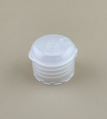Bouchon de bouteille cosmétique blanc 28 mm Bouchon de bouteille en plastique rond pour le liquide de lavage des mains