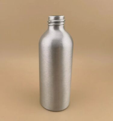 Nouvelles bouteilles en aluminium argent clair de luxe de haute qualité bouteilles en aluminium cosmétique