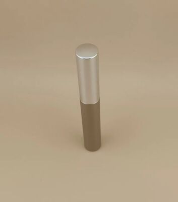 Brosses à lèvres en bouteille avec couvercle à vis en aluminium doré pour femmes