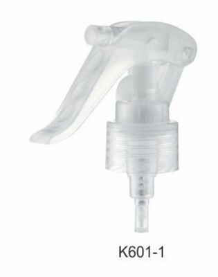 Mini pulvérisateur à déclencheur en plastique blanc pour coiffure