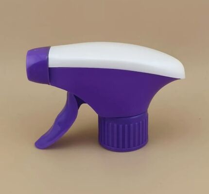 Pulvérisateur à gâchette simple double couleur blanc et violet pour le nettoyage ménager