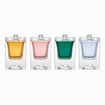 Bouteilles de parfum en verre vides Super claires de haute qualité, bouteilles de 50ml