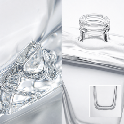 Bouteilles de parfum en verre vides Super claires de haute qualité, bouteilles de 50ml
